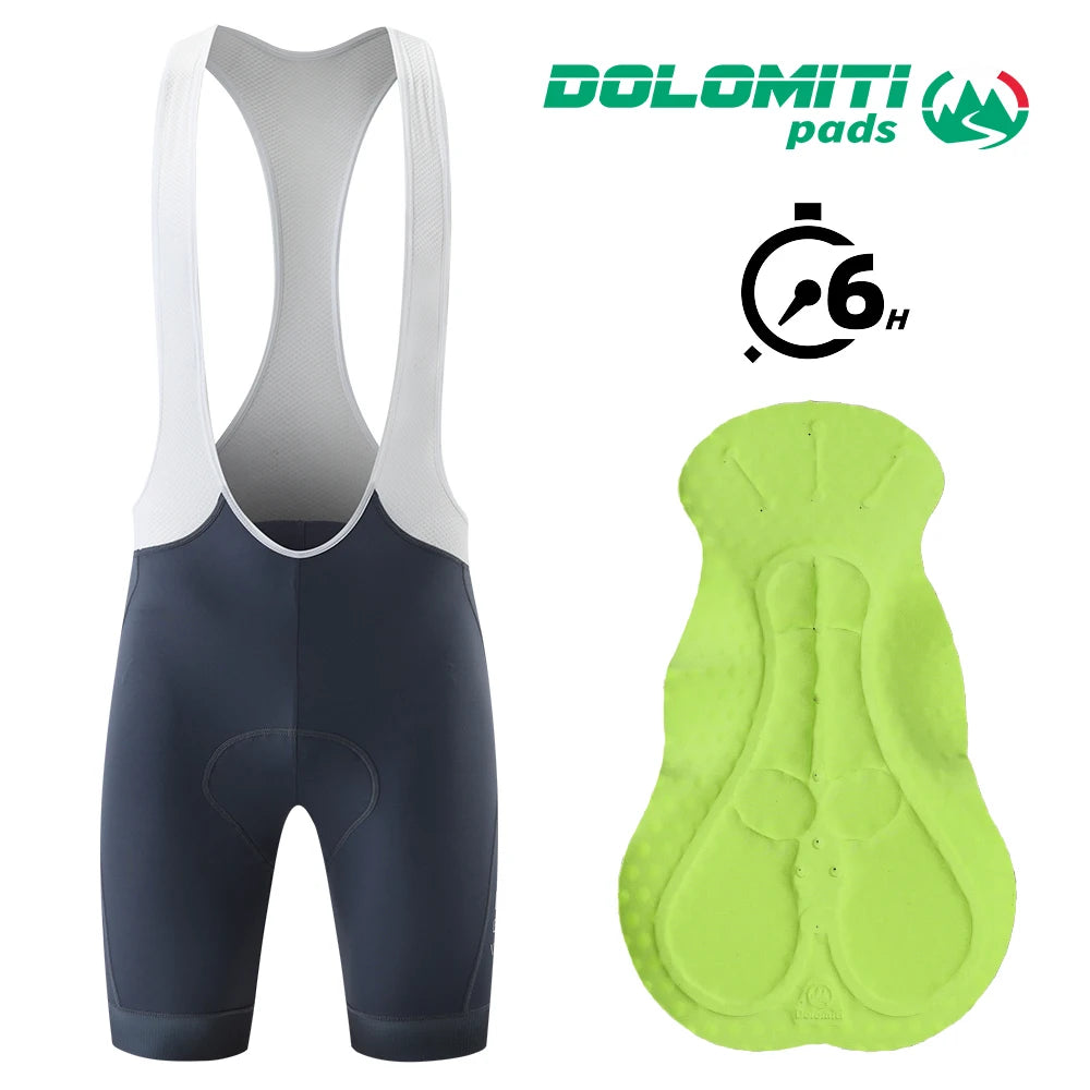 RION Women Men Cycling Bib Shorts Mountain Bike Breathable Padded MTB Tights Bicycle Wear Outdoor Sports Italian Dolomiti 6H