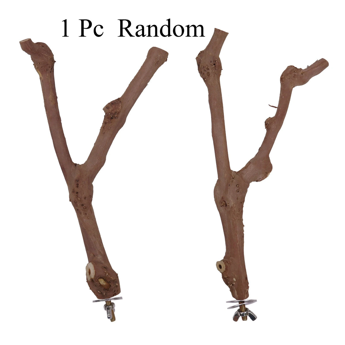Pet Standing Stick Wild Grape Wood Pole Parrot Cockatiel Parakeet Station Board Bite Claw Grinding Toy Bird Cage Accessories