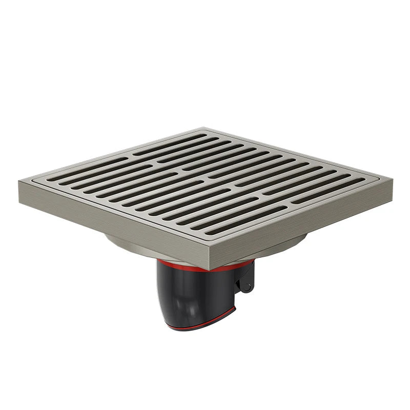 VGX Brass Floor Drain Stripe Anti-Odor Drain Valve Cover Shower Trap Drains Kitchen Bathroom Laundry Room Bathroom Accessories