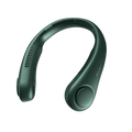 JISULIFE Portable Neck Fan, 4000 mAh Battery Rechargeable,5 Speeds Adjustable,Twistable Hands-Free Bladeless Neckband for Sports